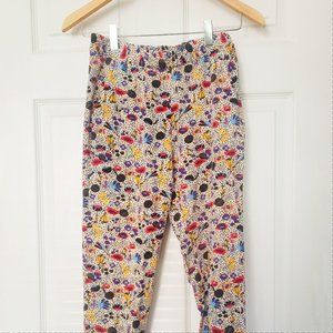 H&M 70s Colorful Floral Pattern Pants